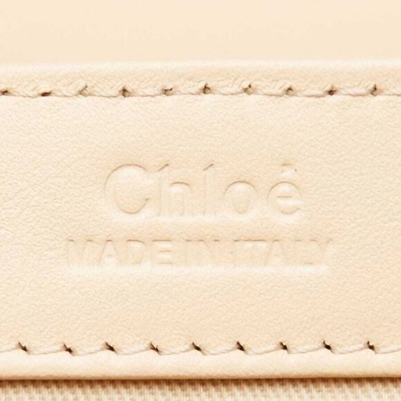 Chloe Beige Calfskin Leather Mini C Shoulder Bag - Picture 10 of 12